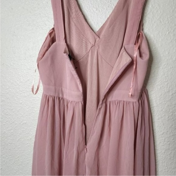 Lulus Strike A Minvera Dusty Pink Maxi Dress Women's Size XL - Picture 6 of 7